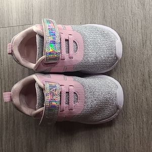 Nautica Pink and grey sparkly shoes